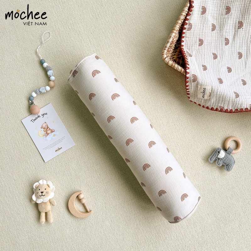 Mochee - Gối ôm Muslin cao cấp giúp bé ngủ ngon