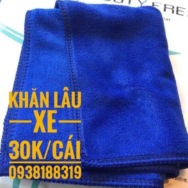 Khăn lau xe microfiber mềm mịn siêu thấm hút chuyên dùng lau rửa xe hơi ô tô xe máy dùng trong spa nail làm tóc