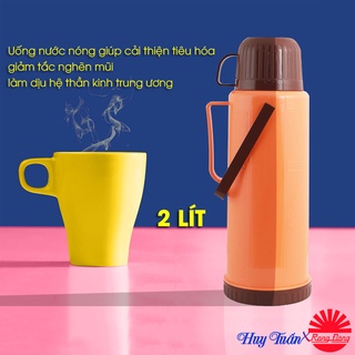 Phích giữ nhiệt Rạng Đông RD 2035 N3/N5 - Phích nước truyền thống 2 lít vỏ nhựa