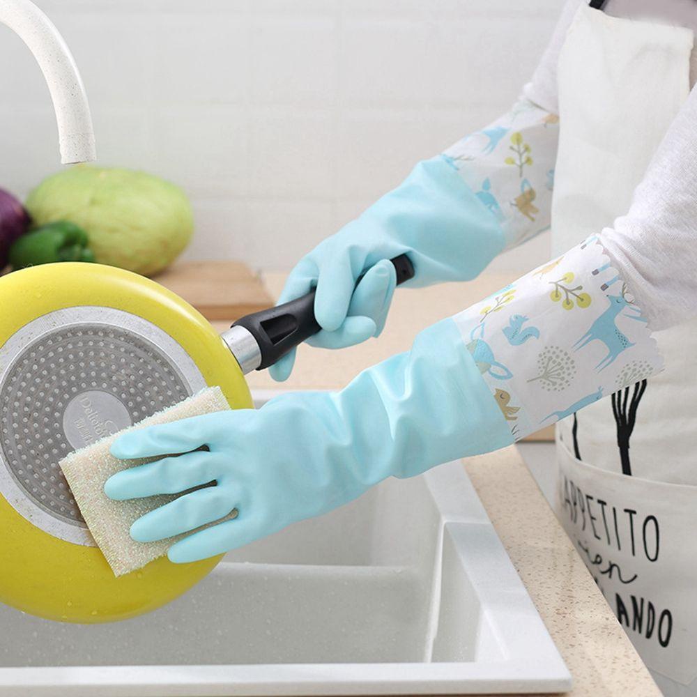 Găng Tay Rửa Chén AUGUSTINA Một Lớp Co Giãn Chống Thấm Nước