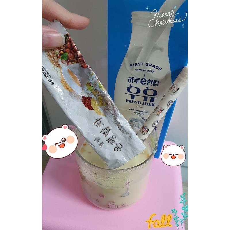 Ngũ cốc Hàn quốc trắng ít đường TEA CORPORATION 50 gói (date mới)