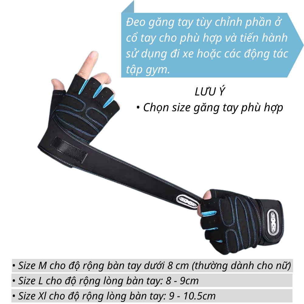 Găng Tay Tập Thể Thao Tập Gym Chính Hãng X.SPORT GT0010