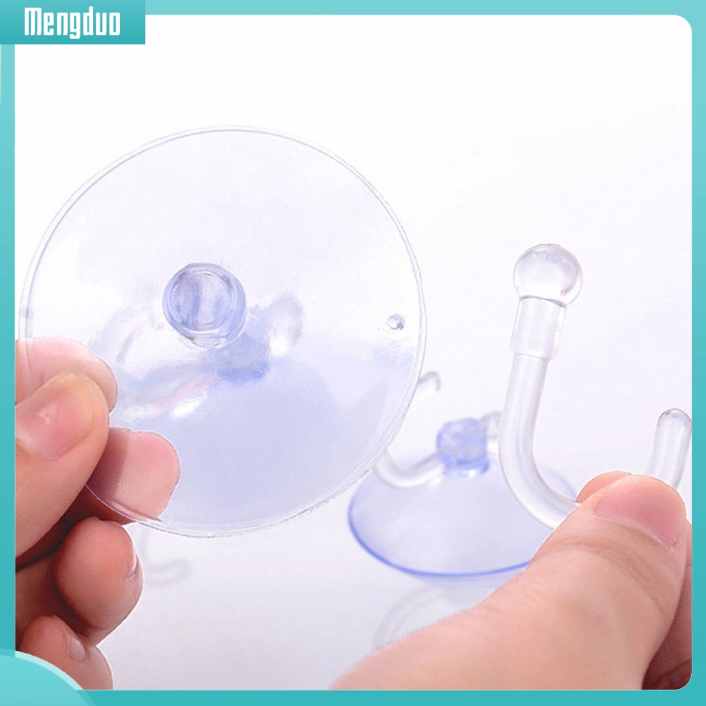 Bộ 10 miếng dán hút tường trong suốt hình tròn 4cm