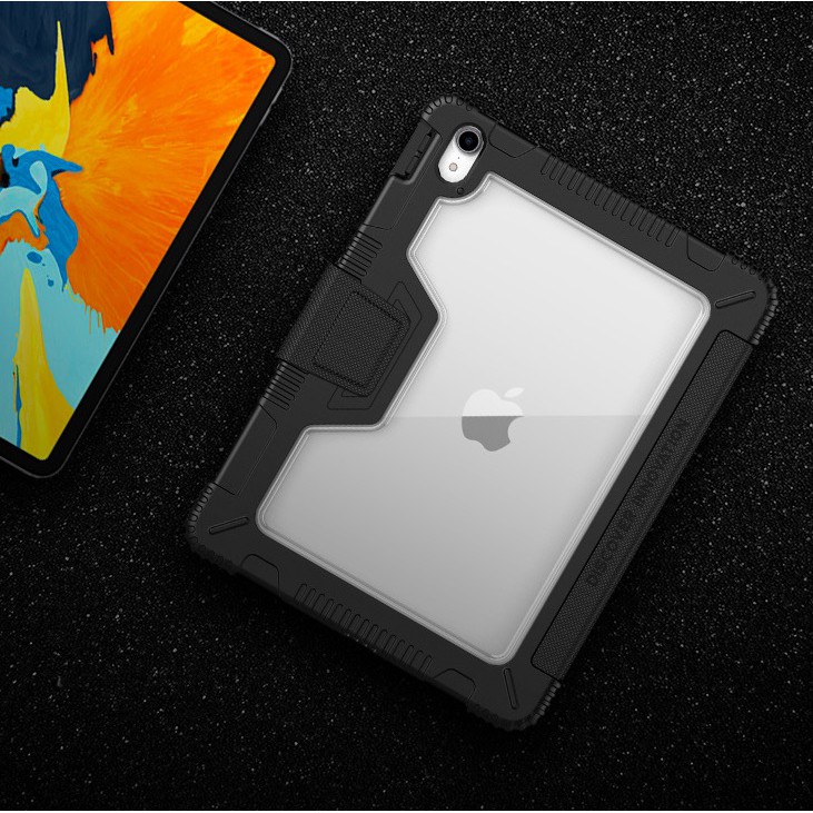 Bao da iPad mini 4/5 air1/2/3, Pro 10.5, Pro 12.9, 10.2 Pro 11 2020 chính hãng Nillkin Bumper chống sốc có ngăn đựng bút | BigBuy360 - bigbuy360.vn