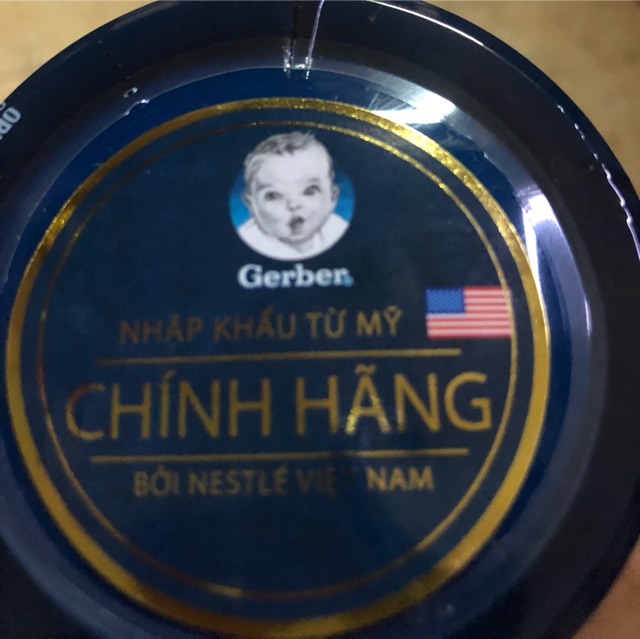 Bánh ăn dặm ngôi sao Gerber các vị Chuối , Dâu Táo , Việt Quất hộp cao 42g