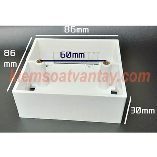 Đế nổi vuông công tắc, ổ cắm vuông của Lioa