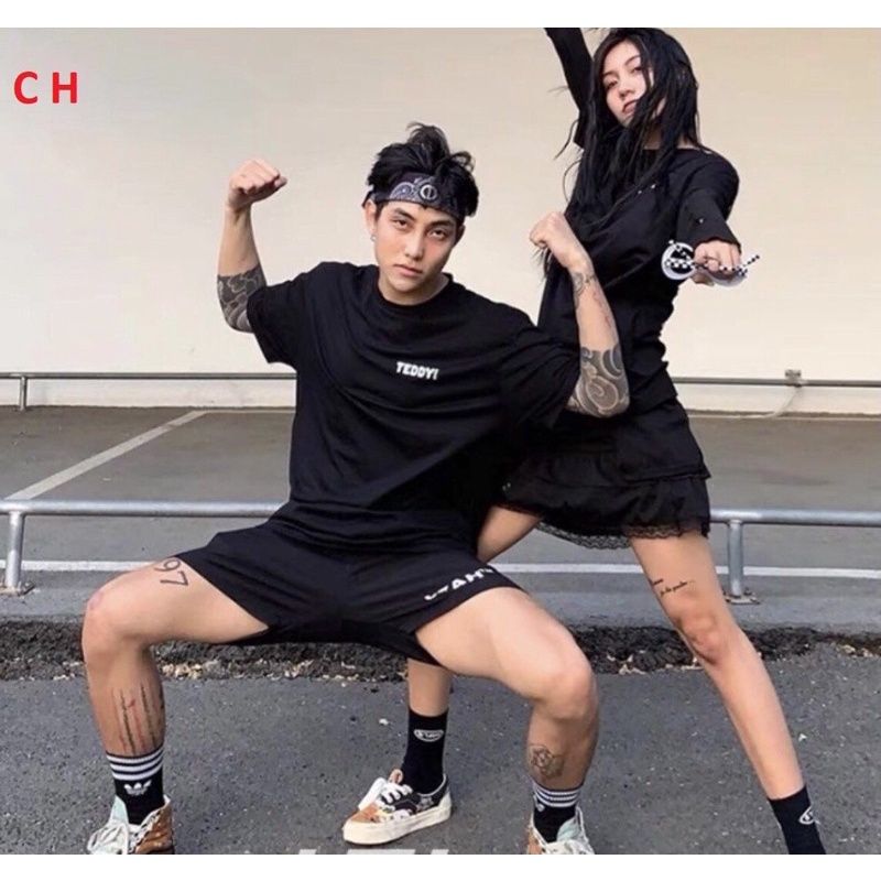 Áo Thun Nam Nữ Cổ Tròn Unisex Form Rộng Gấu Ted dy☘Phông Basic Cotton Oversize Sad boiz cá tính trend 2022 giá rẻ