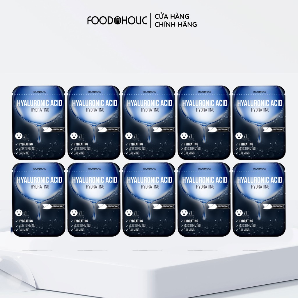 Combo 10 Mặt Nạ Foodaholic Premium Chăm Sóc Da Chuyên Sâu (23ml x 10)