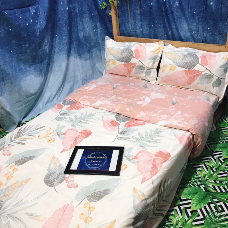 Set chăn ga gối ảnh thật Minhminh decor