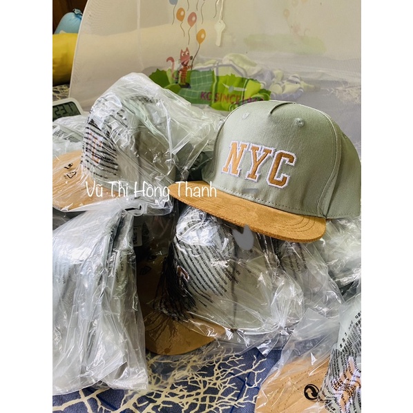 MŨ SNAPBACK NYC HM AUTH SĂN SALE CHO BÉ