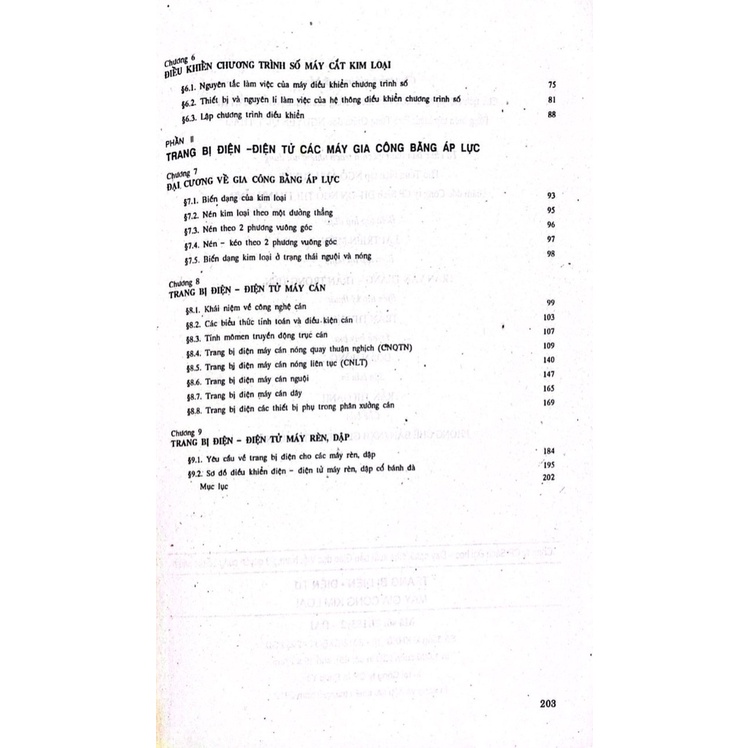 Sách - Trang Bị Điện - ĐIện Tử Máy Gia Công Kim Loại