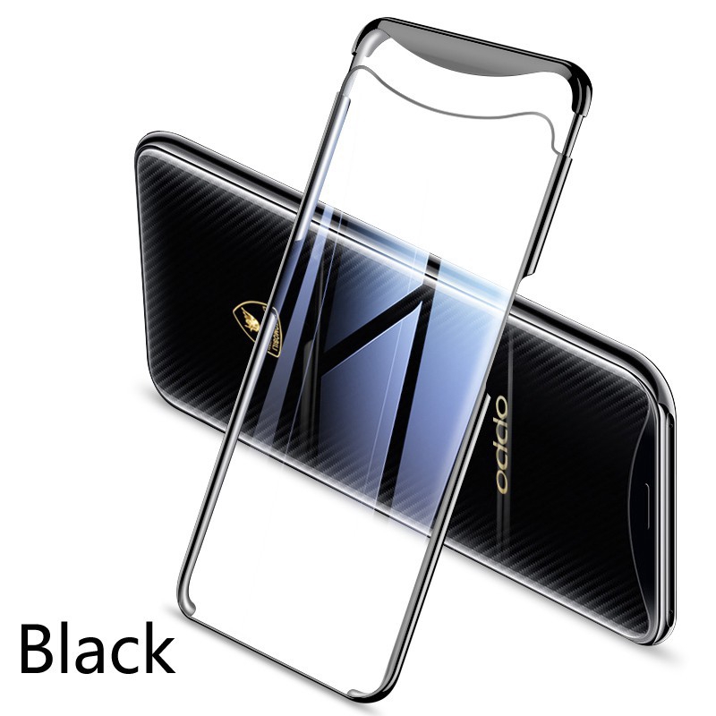 Ốp điện thoại nhựa PC 2 trong 1 thiết kế nam châm trượt nhiều màu sắc dành cho OPPO Find X