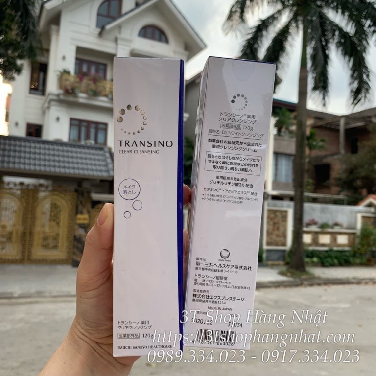 Tẩy trang TRANSINO Clear Cleansing