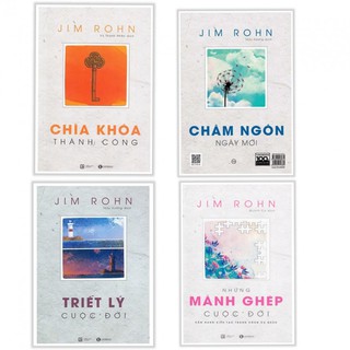Sách Bộ 4 Cuốn Jim Rohn: Bốn Mùa Cuộc Sống, Chìa Khoá Thành Công, Những Mảnh Ghép Cuộc Đời, Triết Lý Cuộc Đời