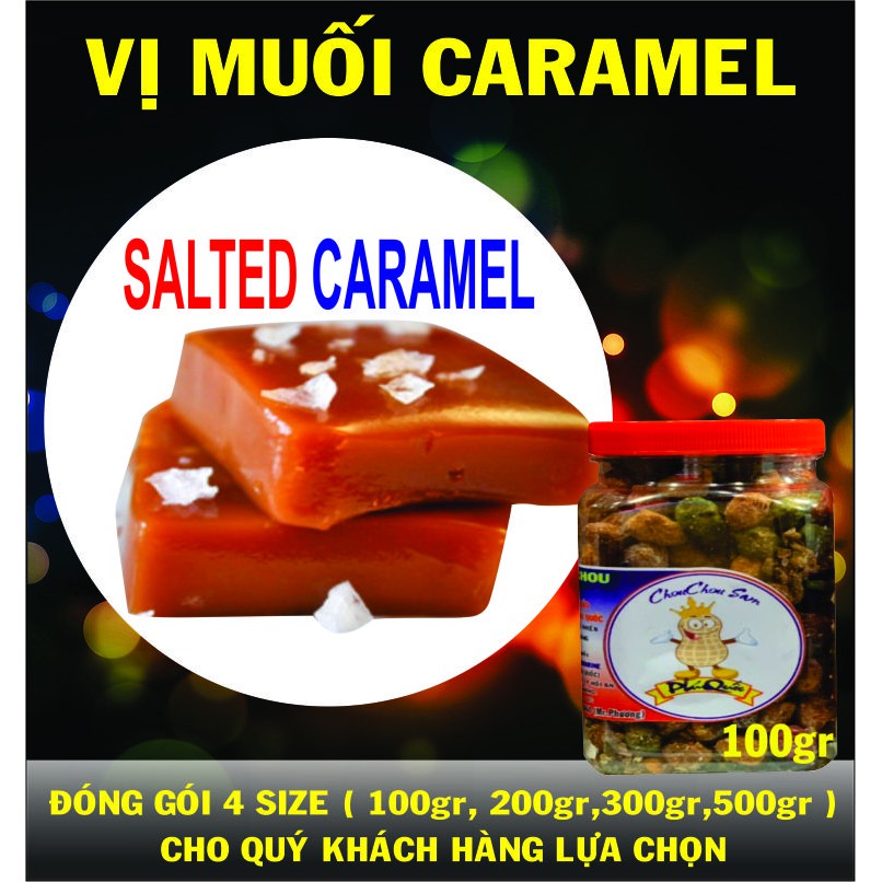 đậu phộng CHOUCHOU PQ vị muối caramel 100g