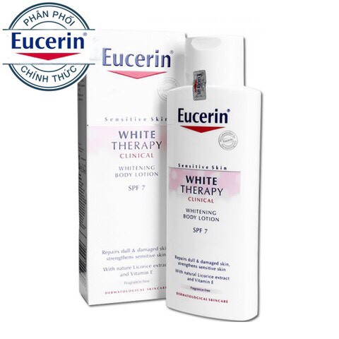 Eucerin White Therapy Body Lotion SPF 7 Sữa dưỡng thể làm sáng da