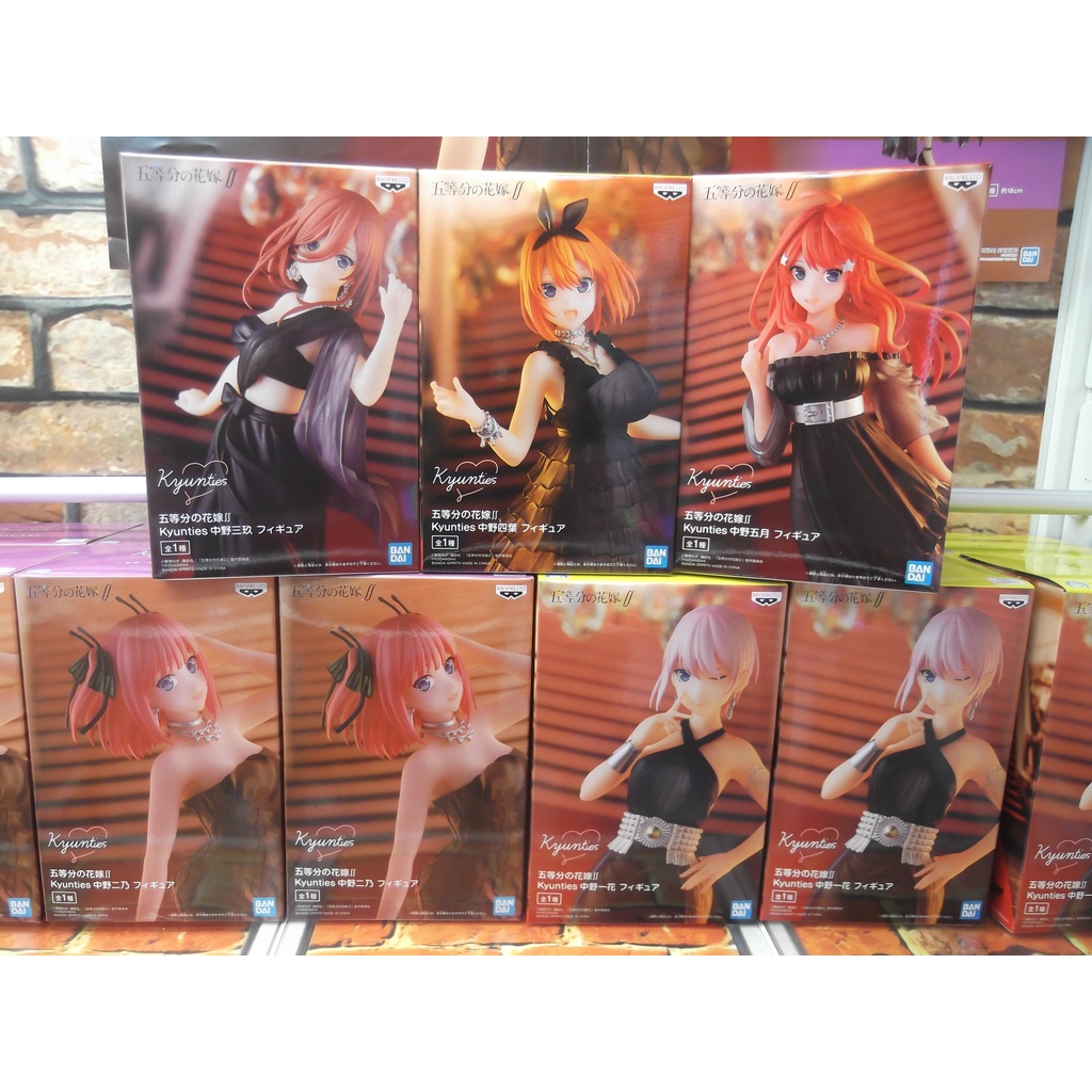 Mô hình chính hãng MIKU, NINO, ITSUKI, ICHIKA, YOTSUBA NAKANO - Anime Five Equal Brides  - hãng BANPRESTO