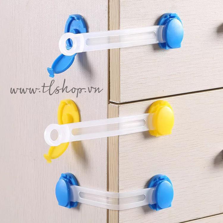 Chốt giữ cửa an toàn cho bé - Khóa gài tủ - Thanh khóa tủ lạnh