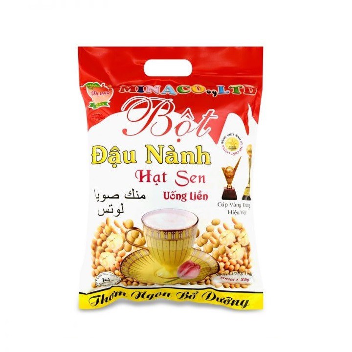 Bột đậu nành hạt sen gói 500g