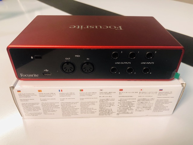 Soundcard Focusrite scarlett 4i4 ( gen3 )