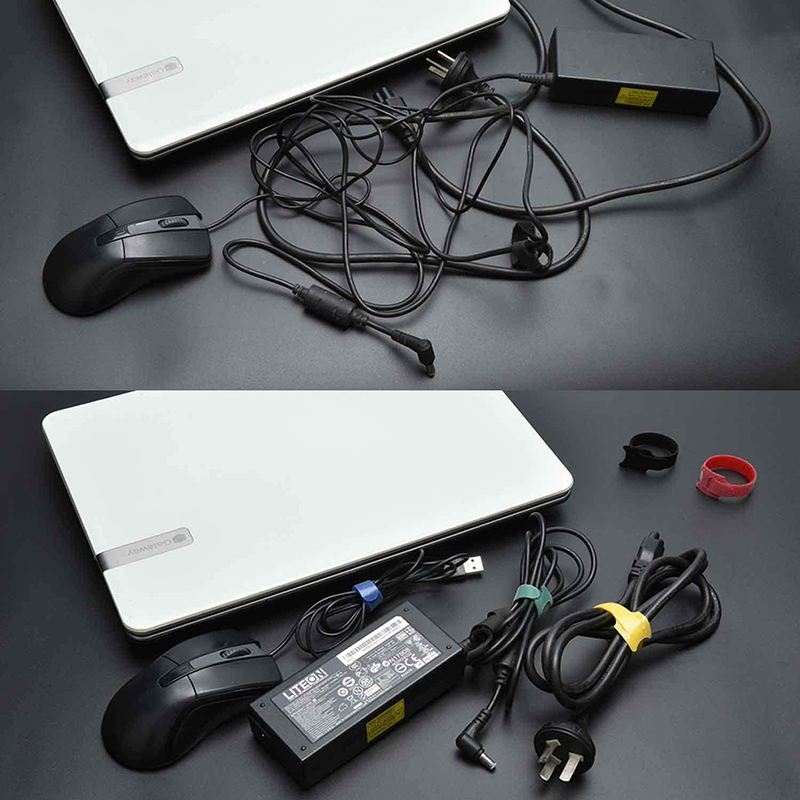 10-Gói Dây Đeo Cáp Velcro Có Thể Tái Sử Dụng Để Quản Lý Dây Cáp