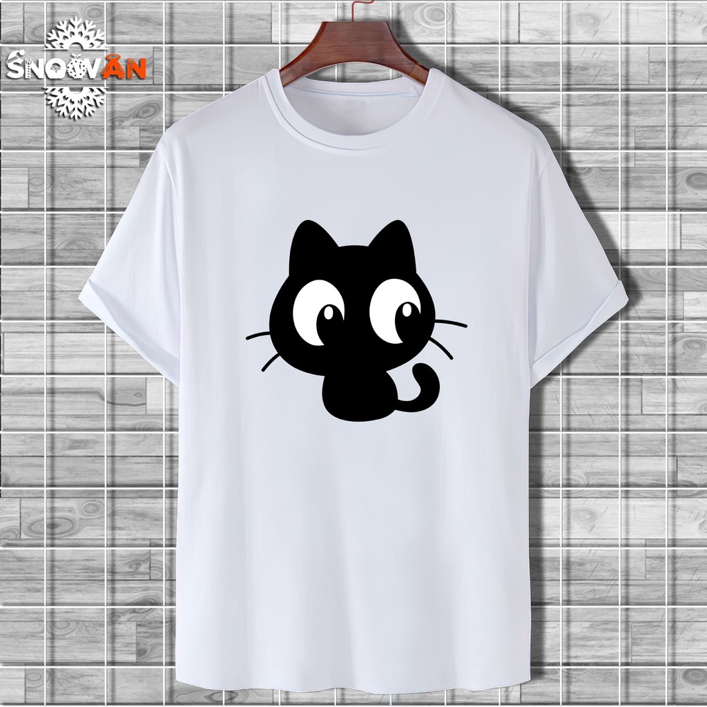 Áo phông Oversize mèo đen bí ẩn