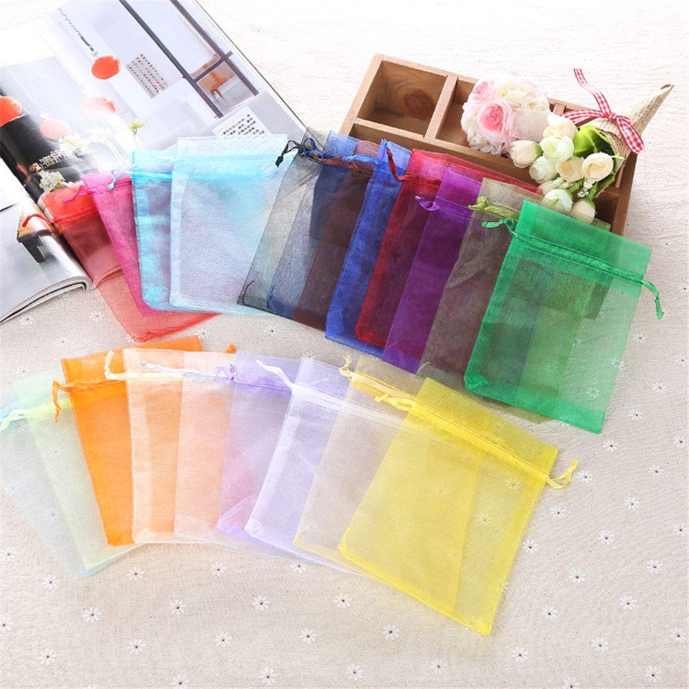Set 50 Túi Lưới Rút Dây Đựng Quà Kích Thước 9x12cm