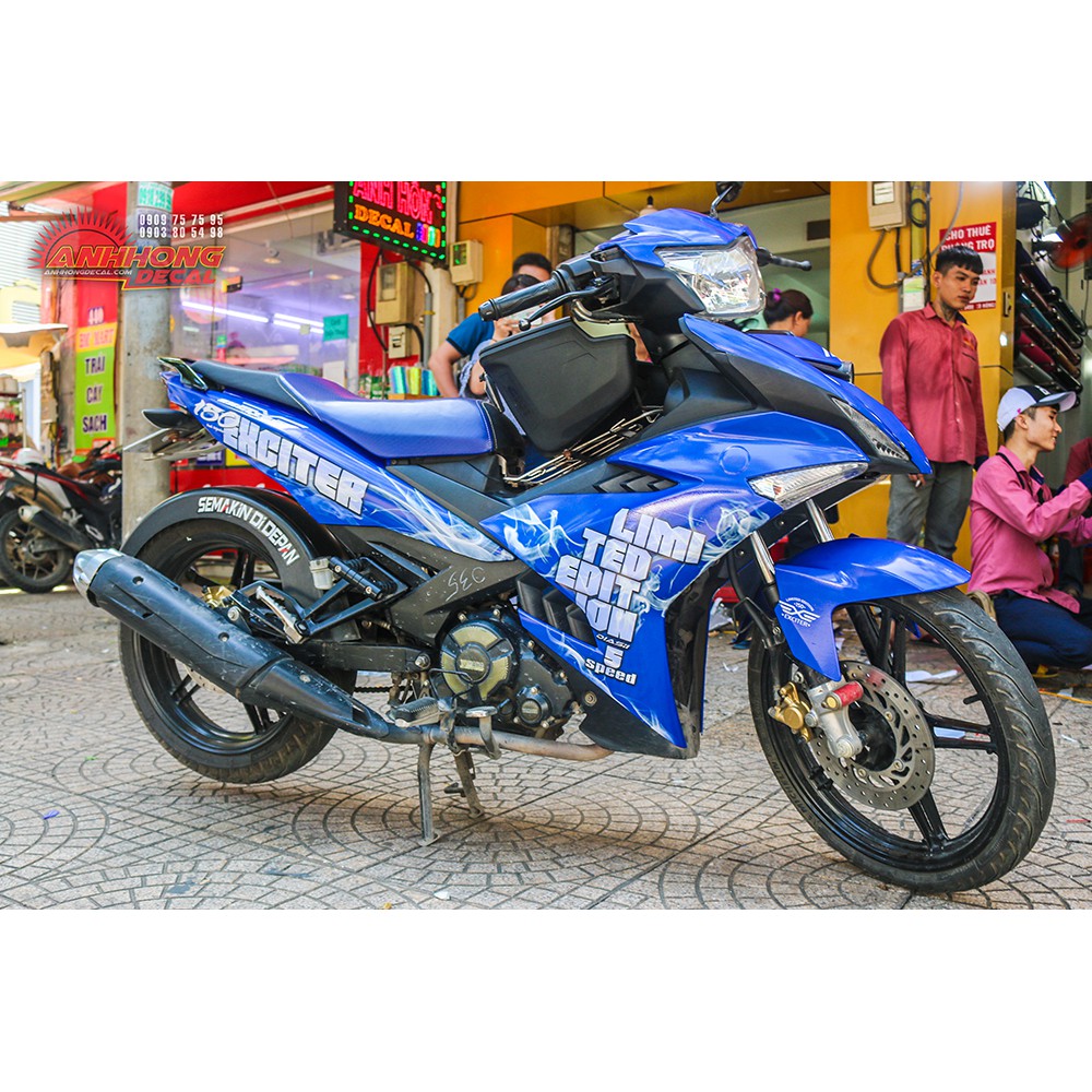 Tem xe Exciter 150 thể thao