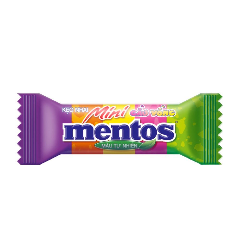 Gói Kẹo Nhai Mini Mentos (Dâu, Cam, Chanh, Nho, Táo xanh) (Gói 2kg - 200 Thỏi x 5viên)