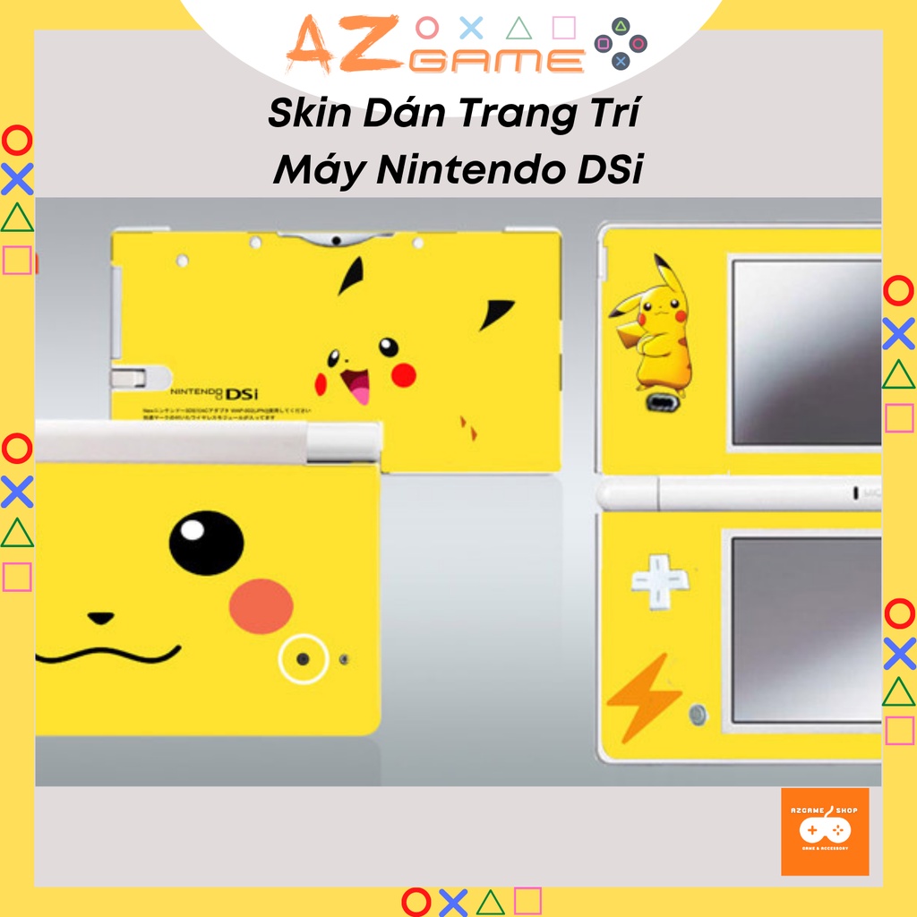 Skin Dán Trang Trí Máy Nintendo DSi Cao Cấp