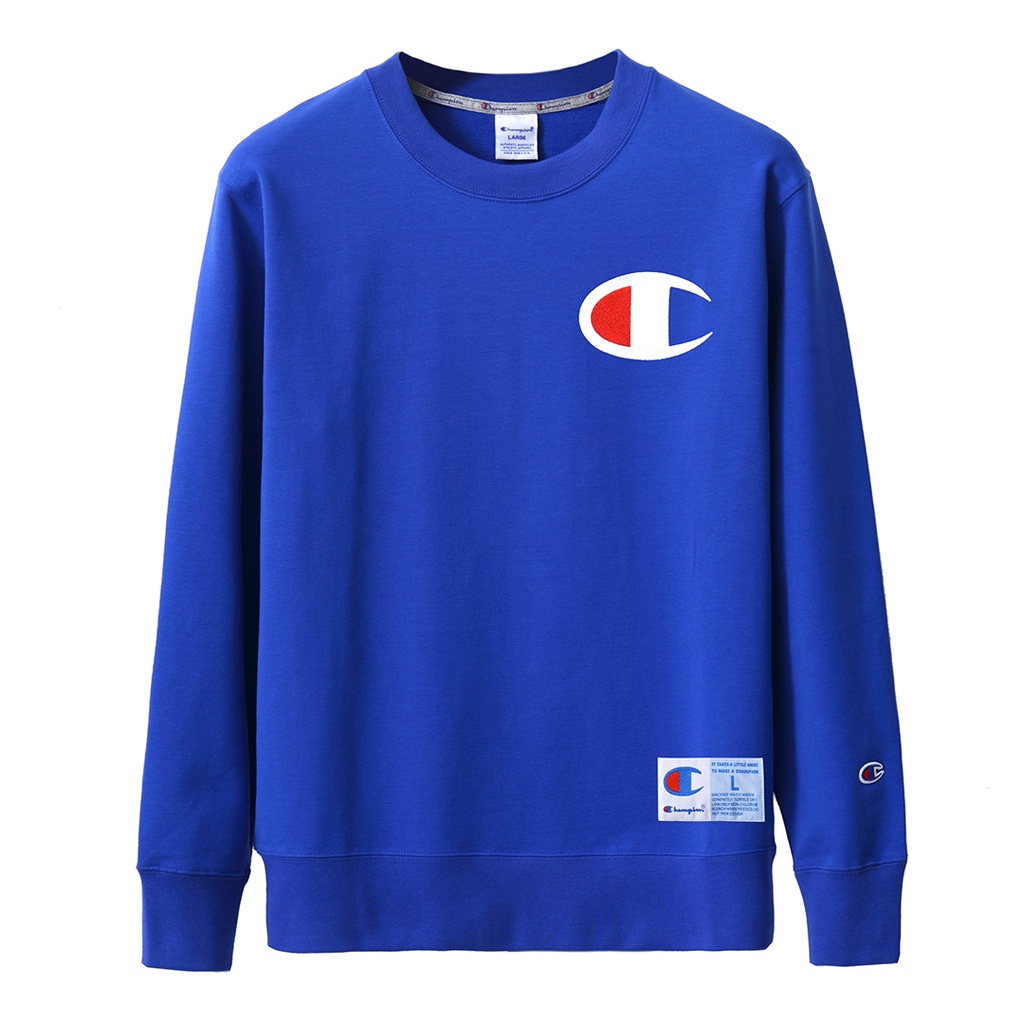 Áo Sweater Cổ Tròn Dáng Rộng In Logo Champion Thời Trang Cho Nam Và Nữ