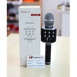 Micro Hát Karaoke Bluetooth 3in1 Kèm Loa Ws858 - LB8793 full hộp