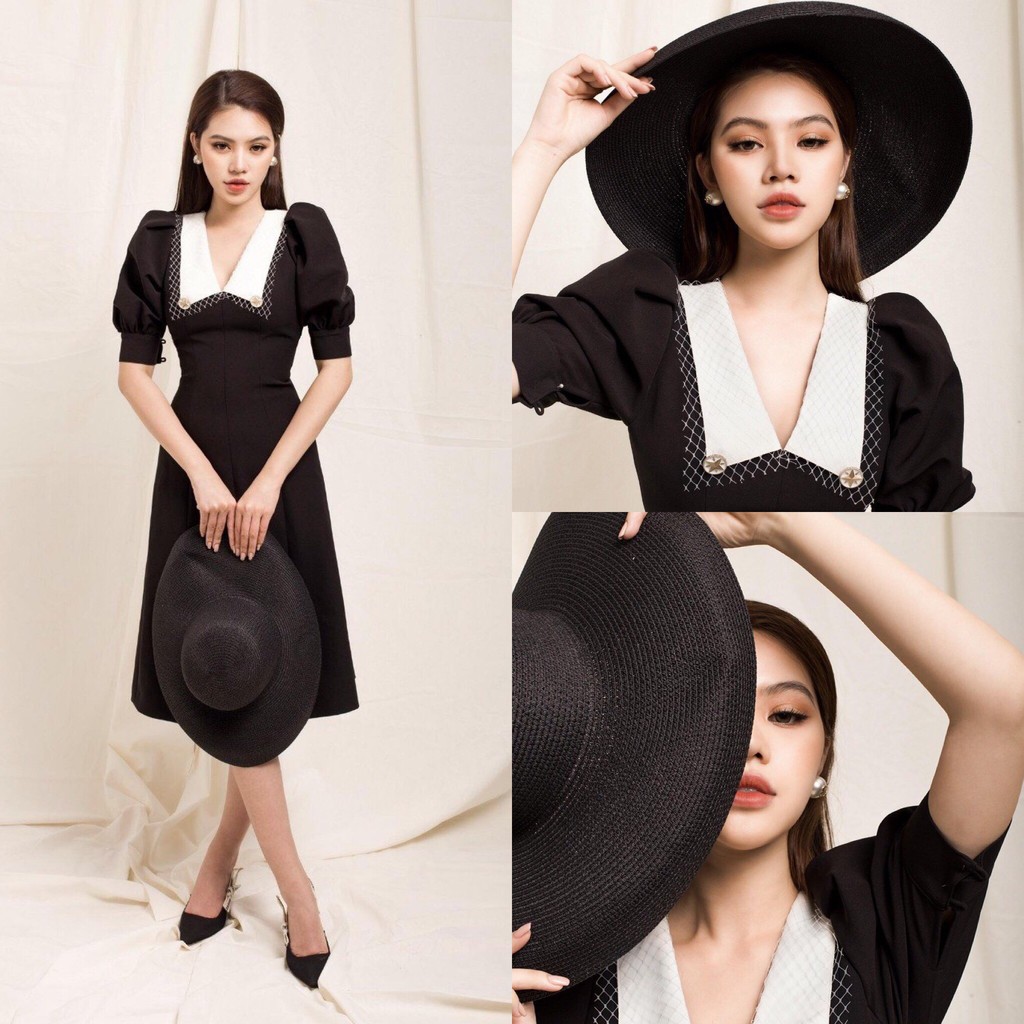 Đầm xòe thiết kế sang trọng cao cấp