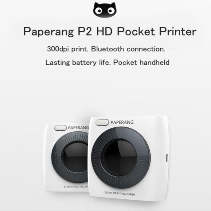 ❤ Dễ thương ❤ Máy in nhiệt mini bluetooth peripage A6 không dây bỏ túi ❤ di động ❤ in ảnh du lịch lấy ngay poooli l1, l2 | BigBuy360 - bigbuy360.vn