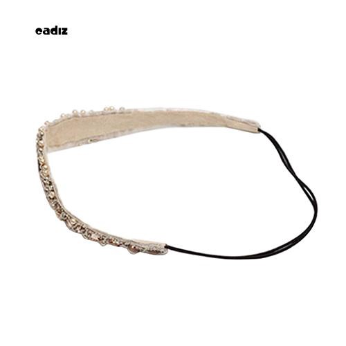 Băng đô len đính hạt trang trí thời trang cho nữ