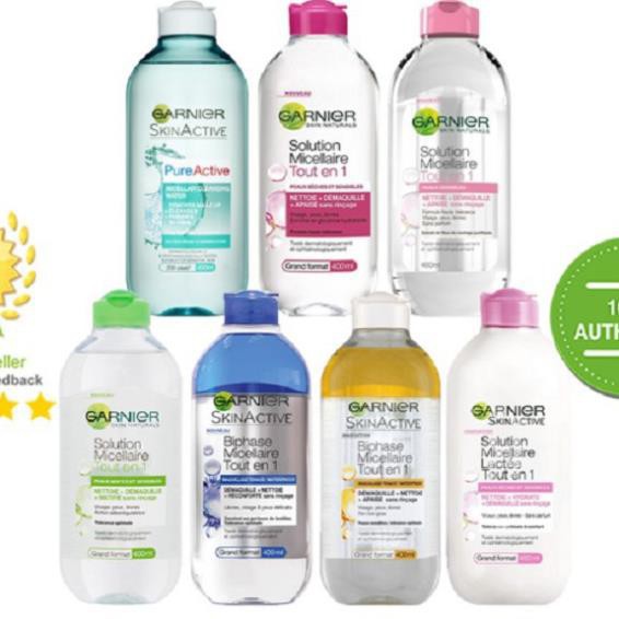 Nước tẩy trang garnier pháp 400ml, 125ml | BigBuy360 - bigbuy360.vn