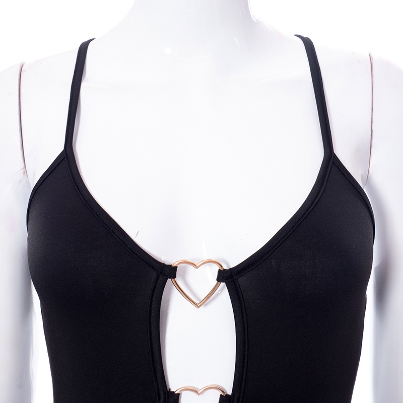 Đầm Sát Nách Hở Lưng Khoét Hình Trái Tim Quyến Rũ Cho Nữ