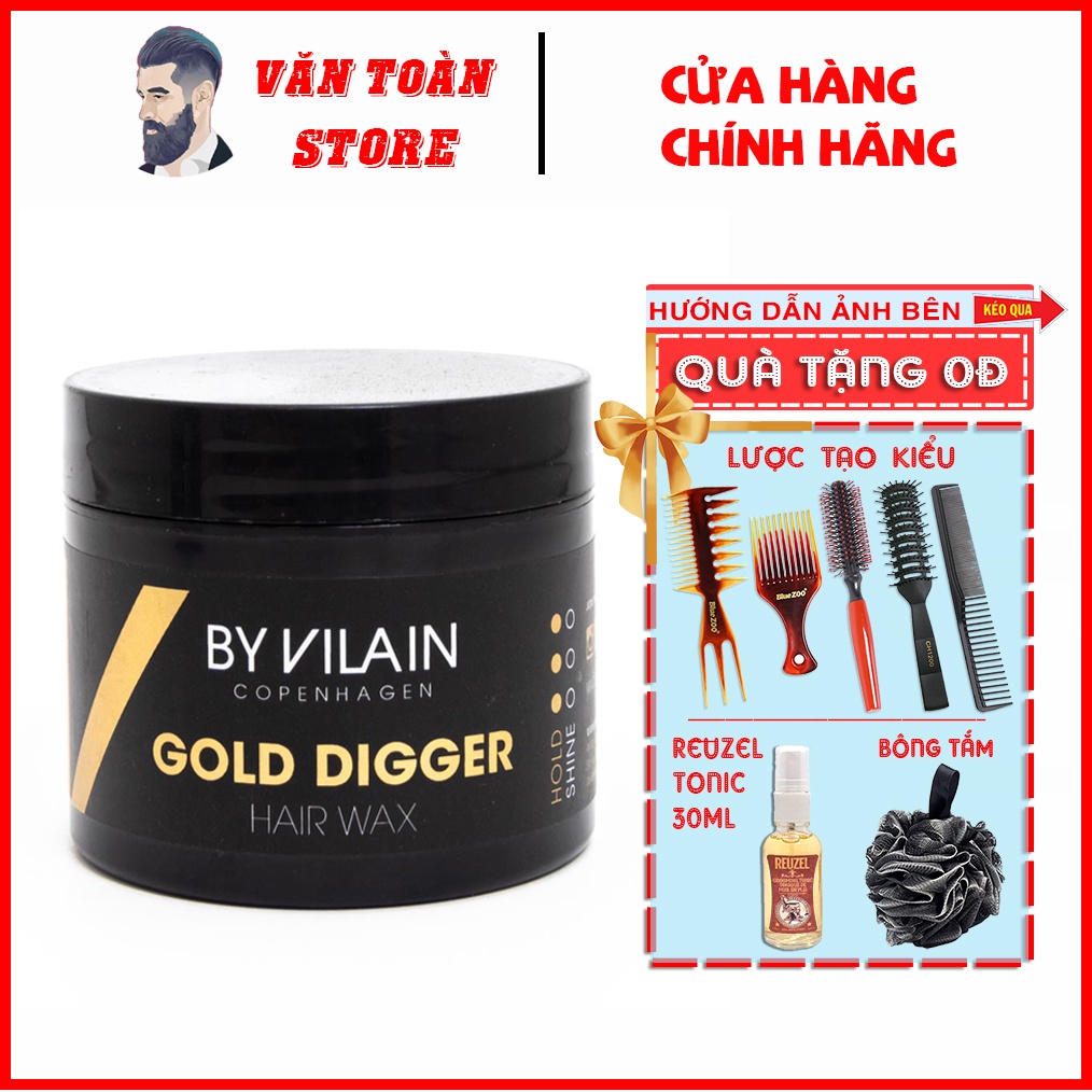 Sáp Vuốt Tóc By Vilain Gold Digger 65gr - New 2021