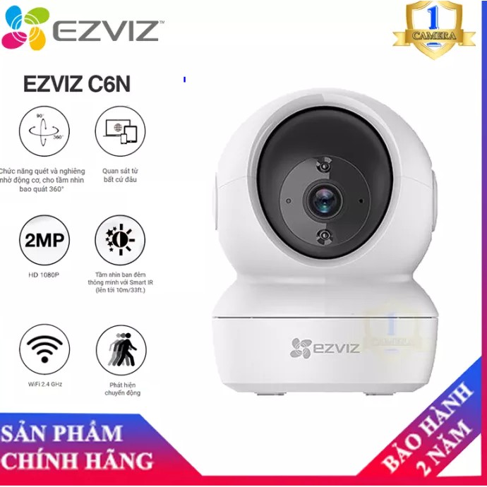 (Khuyến mãi) CAMERA WIFI CS-C6N-A0-1C2WFR Chính hãng 100%(1080P)( Tặng kèm chân đế khi mua)