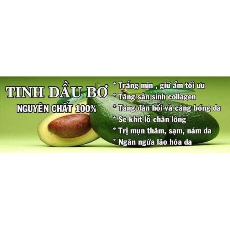 Tinh dầu bơ nguyên chất lọ 10ml