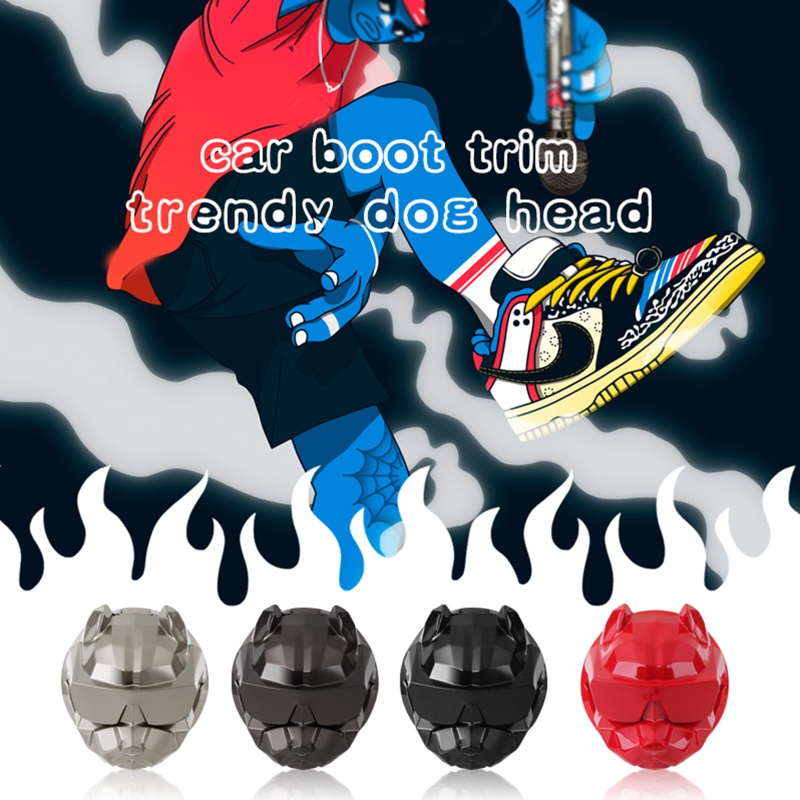 Phụ Kiện Bảo Vệ Nút Khởi Động Xe Hơi Hình Chú Chó Cá Tính