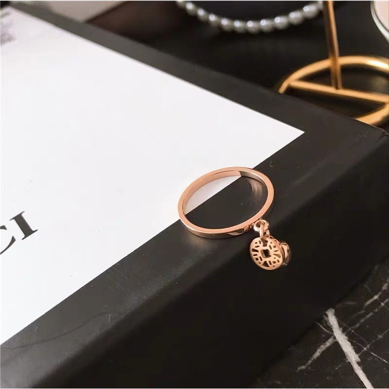 Chuông May Mắn Đồng Xu May Mắn / Nhẫn / Nhẫn Khớp Nối / Nhẫn Đuôi Không Gây Dị Ứ
