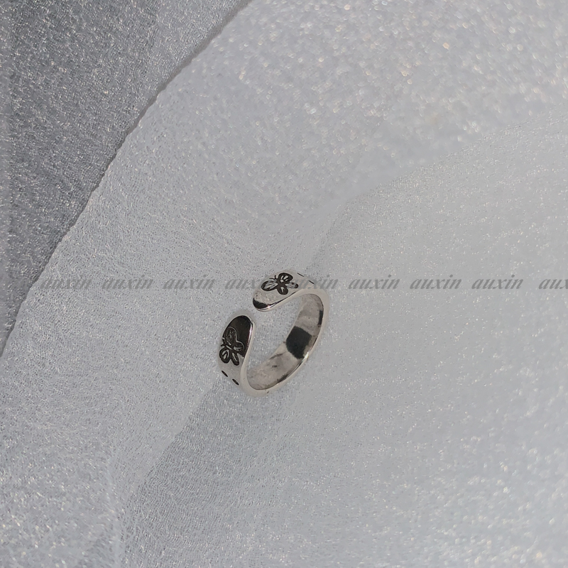 Nhẫn hở có thể điều chỉnh họa tiết bướm cá tính 22482