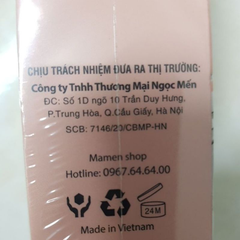 Gel tẩy lông Mamen Shop tẩy lông tay, chân, nách, bikini không đau, không rát 120g