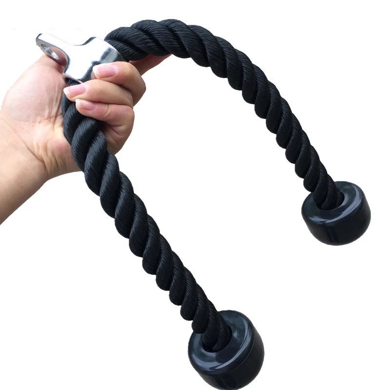 Dây Cáp Tricep Rope Bicep Hỗ Trợ Tập GYM Đầy Đủ Nhóm Cơ Cơ Tay Sau, Tay Trước, Lưng Xô