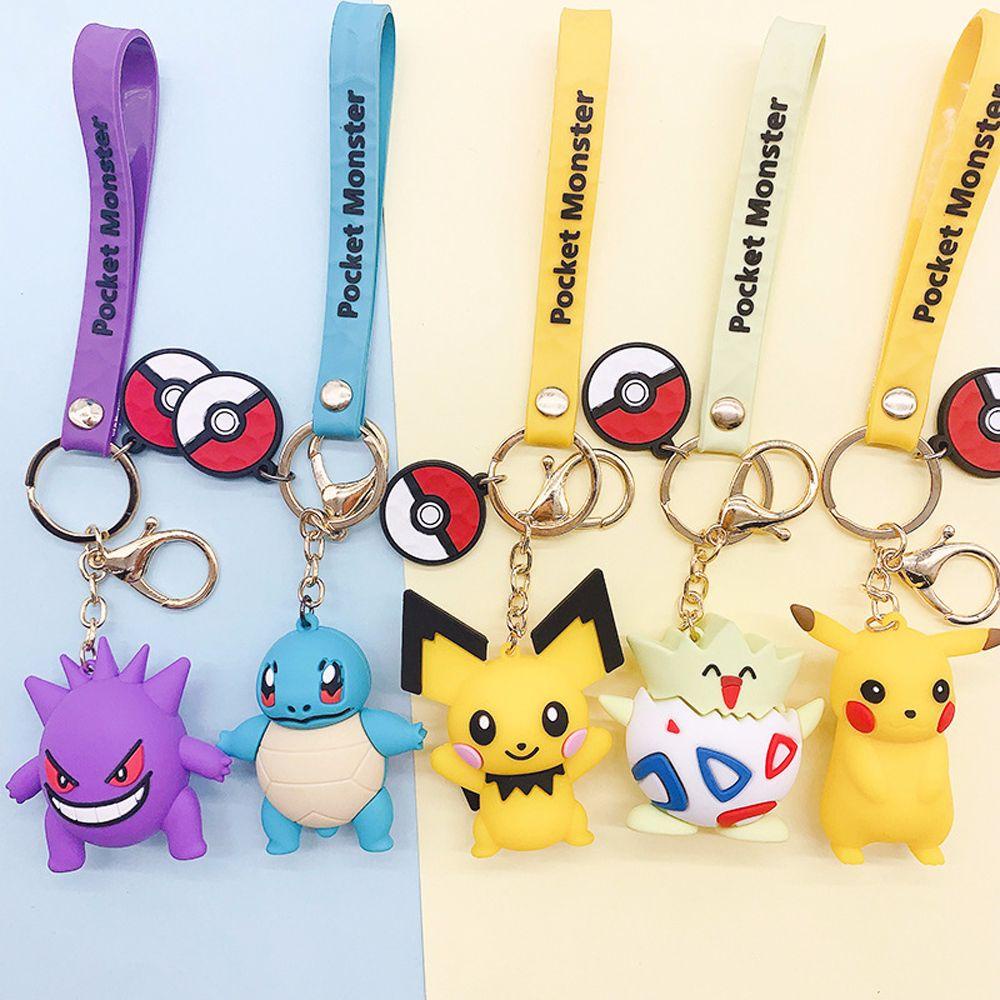 LANFY Móc Khóa Hình PIKACHU Xinh Xắn Dễ Thương