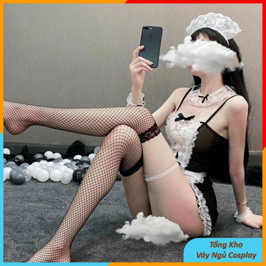 Váy Ngủ Cosplay Sexy Hầu Gái Xuyên Thấu - Đồ Ngủ Cô Giúp Việc Gợi Cảm HGV001 | BigBuy360 - bigbuy360.vn