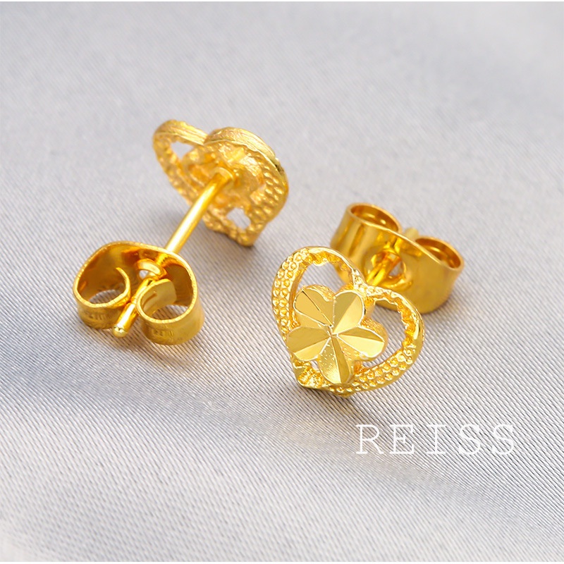 Khuyên Tai Mạ Vàng 18k Thiết Kế Sang Trọng Thời Trang