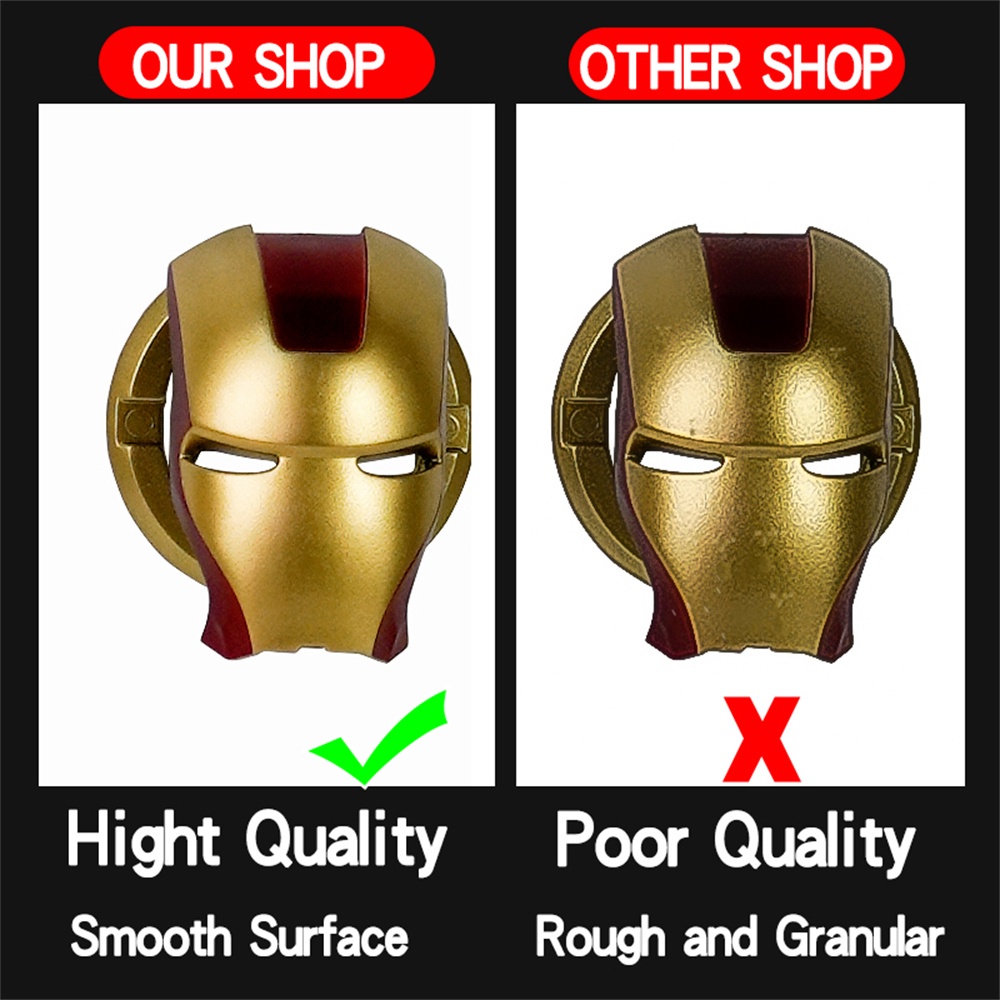 SHOUKEY 3D Iron Man Push Start Car Interior Engine Ignition Start Stop Push Button Switch Button Cover Trim Sticker Accessories