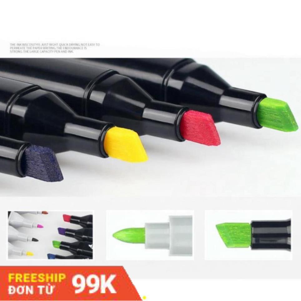Bút Màu Marker TouchCool Túi Vải Bộ 48 Màu, vẽ anime, chân dung, phong cảnh [ BÚT MÀU 48 CHIẾC ]